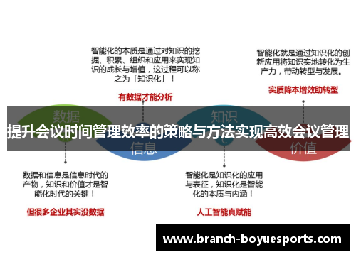 提升会议时间管理效率的策略与方法实现高效会议管理